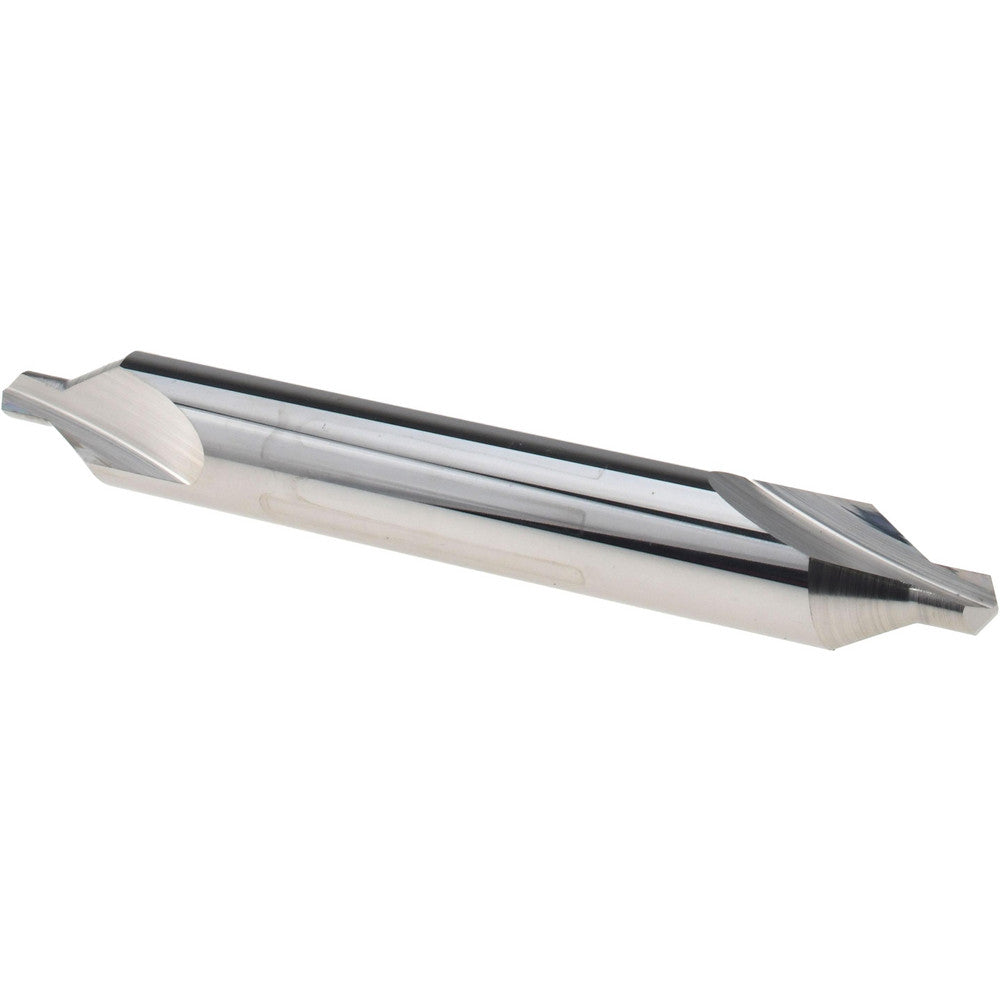 Harvey Tool 11060 Combination Drill & Countersink #4, 5/16" Body Dia, 118 deg, Solid Carbide