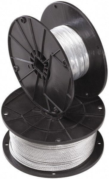 Cooper B-Line 78205140725 500' Long, 1/16" x 1/16" Dia, Steel Wire Rope