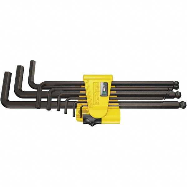 Wera 05022171001 Hex Key Sets Ball End Yes Tool Type Hex Handle Type L-Handle Measurement Type Imperial Hex Size 1/4 in 1/8 in 3/16 in 3/32 in 3/8 in 5/16 in 5/32 in 5/64 in 7/32 in Hex Size Range (Inch) 5/64 - 3/8