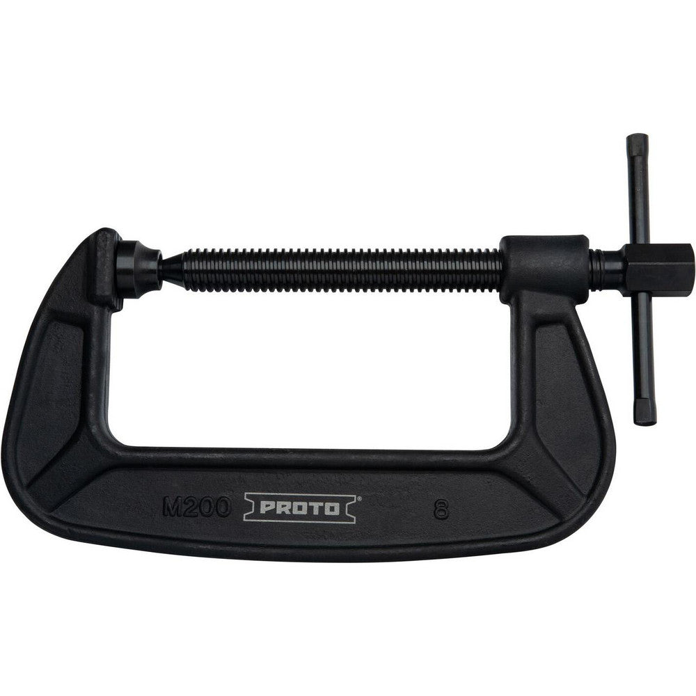 Proto J408A C-Clamps Clamp Type C-Clamps Body Material Steel Anvil Material Steel Application Strength Extra Heavy-Duty Clamping Pressure 6900lb Throat Depth Style Standard Depth