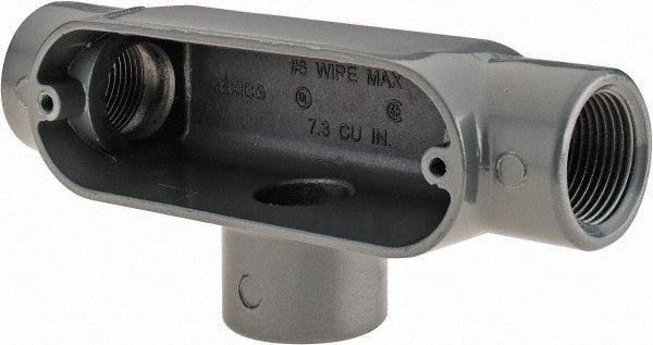 Thomas & Betts AT-2 T Body, 3/4" Trade, IMC, Rigid Aluminum Conduit Body