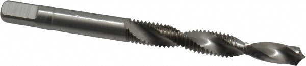 JARVIS CUTTING TOOLS G918787-S Combination Drill Tap #10-32, H3, 2B, 2 Flutes, High Speed Steel