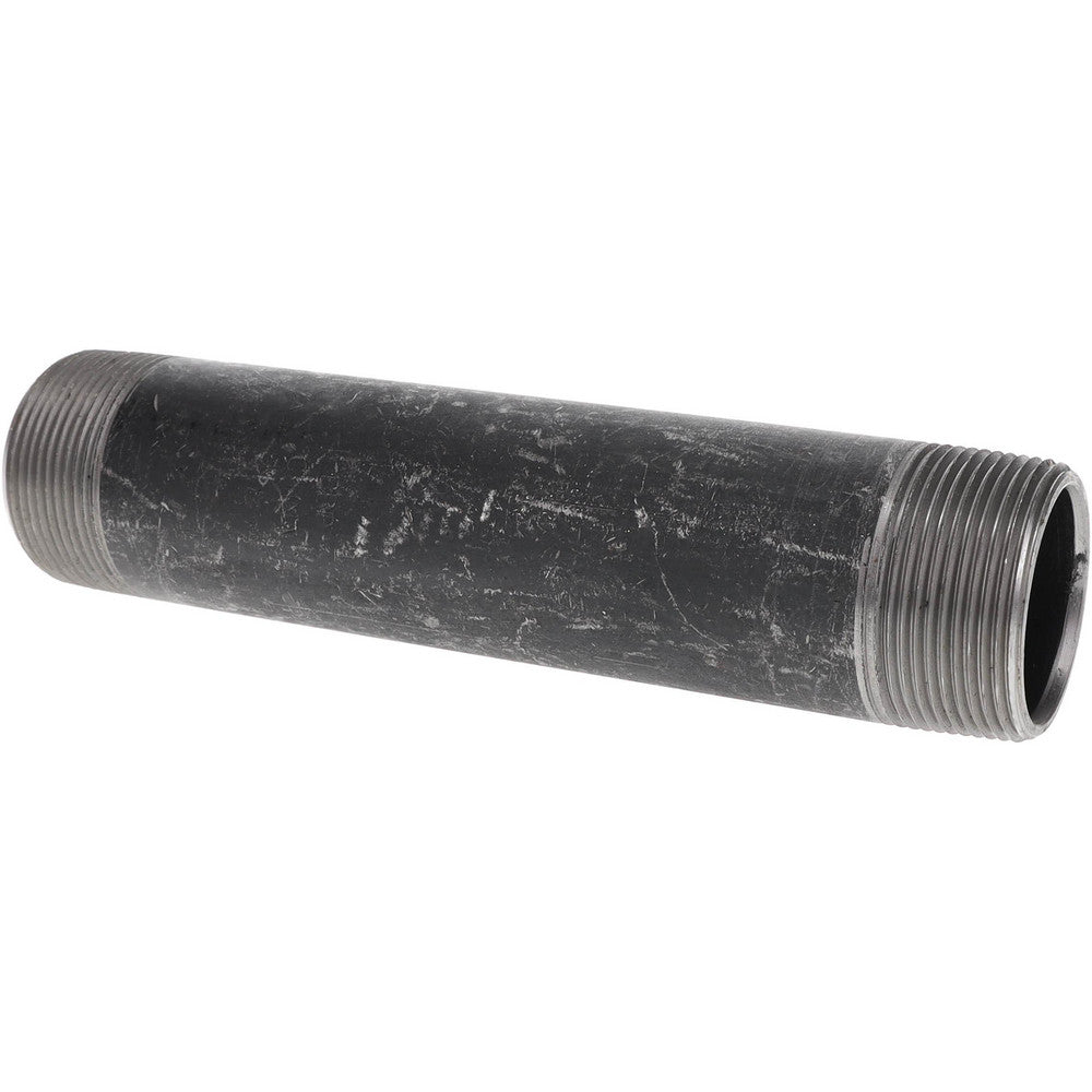 Value Collection 11/2203.2BLKBN80 Black Pipe Nipple 1-1/2" Dia x 8" Long, Schedule 80