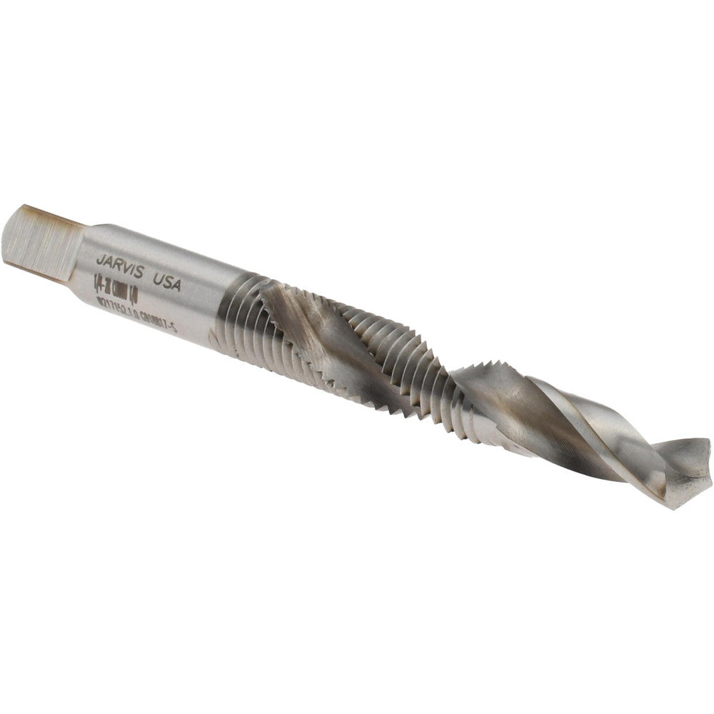 JARVIS CUTTING TOOLS G918817 Combination Drill Tap 1/4-28, H3, 2B, 2 Flutes, High Speed Steel