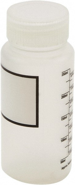 Dynalon Labware 501505-0250 Polyethylene Wide-Mouth Bottle 2.4" Width/Dia