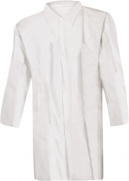PRO-SAFE KM-LC0-WO-KG-MED Pack of (30) Size M White Lab Coat without Pockets