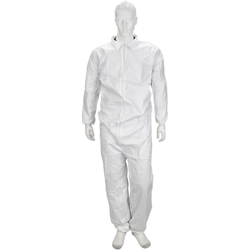 PRO-SAFE KM-CVL-KG-E-3XL Coverall White, Non-Disposable, 3XL, 50G, Pack