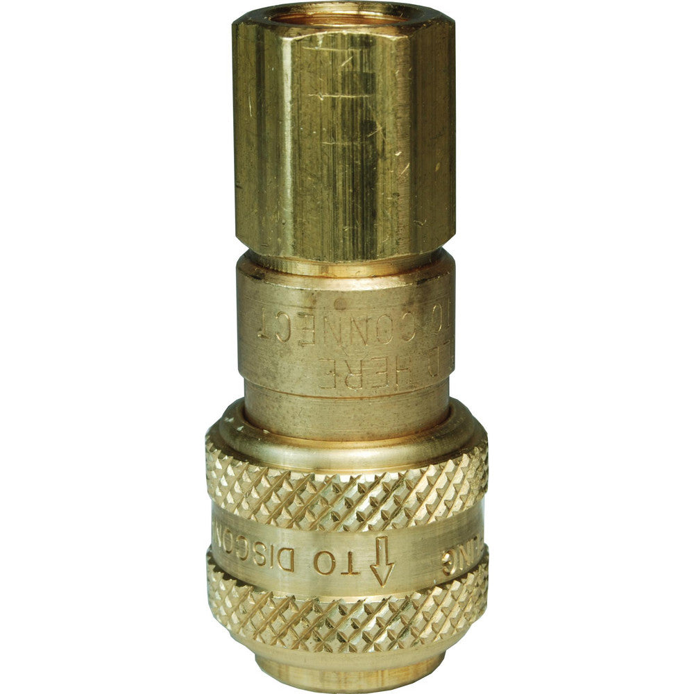 Dixon Valve & Coupling 2DF2-B Pneumatic Hose Fittings & Couplings Type Coupler Coupling Type Coupler Interchange Type Industrial Thread Type Female NPTF Coupler Size 0.25 Material Brass
