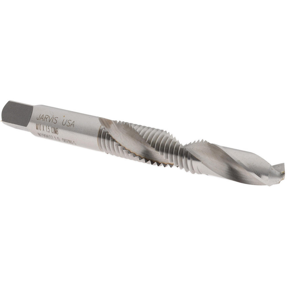 JARVIS CUTTING TOOLS G837393-S Combination Drill Tap D6, 6H, 2 Flutes, High Speed Steel