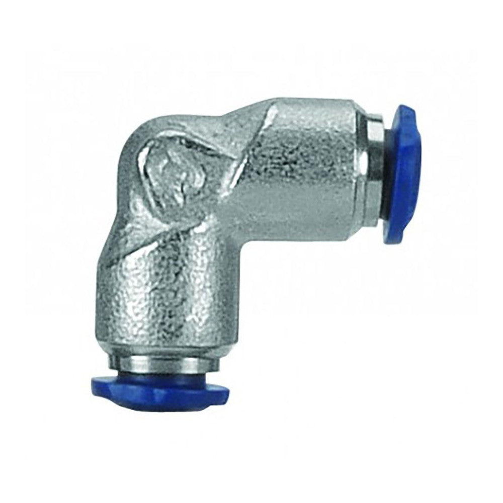 Aignep USA 88130-04 Push-to-Connect Tube x Tube Fitting Union Elbow, 1/4" OD