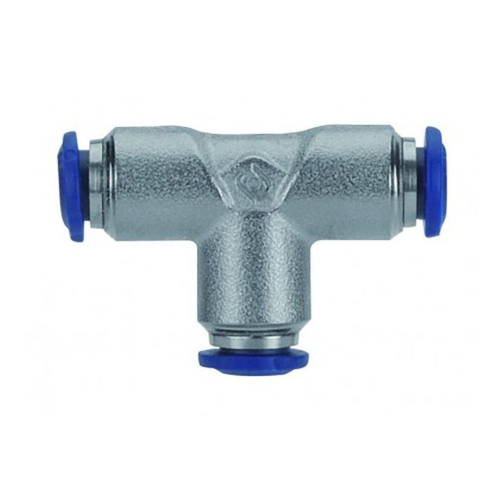 Aignep USA 88230-06 Push-to-Connect Tube x Tube Fitting Union Tee, 3/8" OD