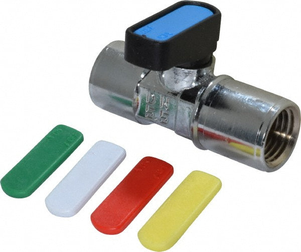 Aignep USA 86300-04-04 Miniature Manual Ball Valve 1/4" Pipe