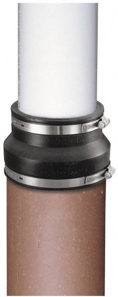 Fernco 1056-88 8" PVC Flexible Pipe Coupling with Clamp