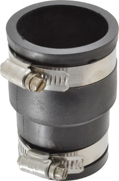Fernco 1056-150/125 1-1/2 x 1-1/4" PVC Flexible Pipe Coupling with Clamp