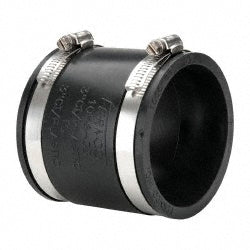 Fernco 1056-33 3" PVC Flexible Pipe Coupling with Clamp