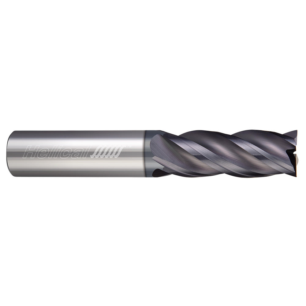 Helical Solutions 30677 Square End Mill 3/4" Dia, 2-1/4" LOC, 4 Flute, Solid Carbide
