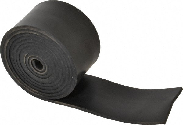 USA Industrials BULK-RS-N40-247 Rubber Strip Neoprene, 1/8" Thick, 2" Wide, 5' Long, Black