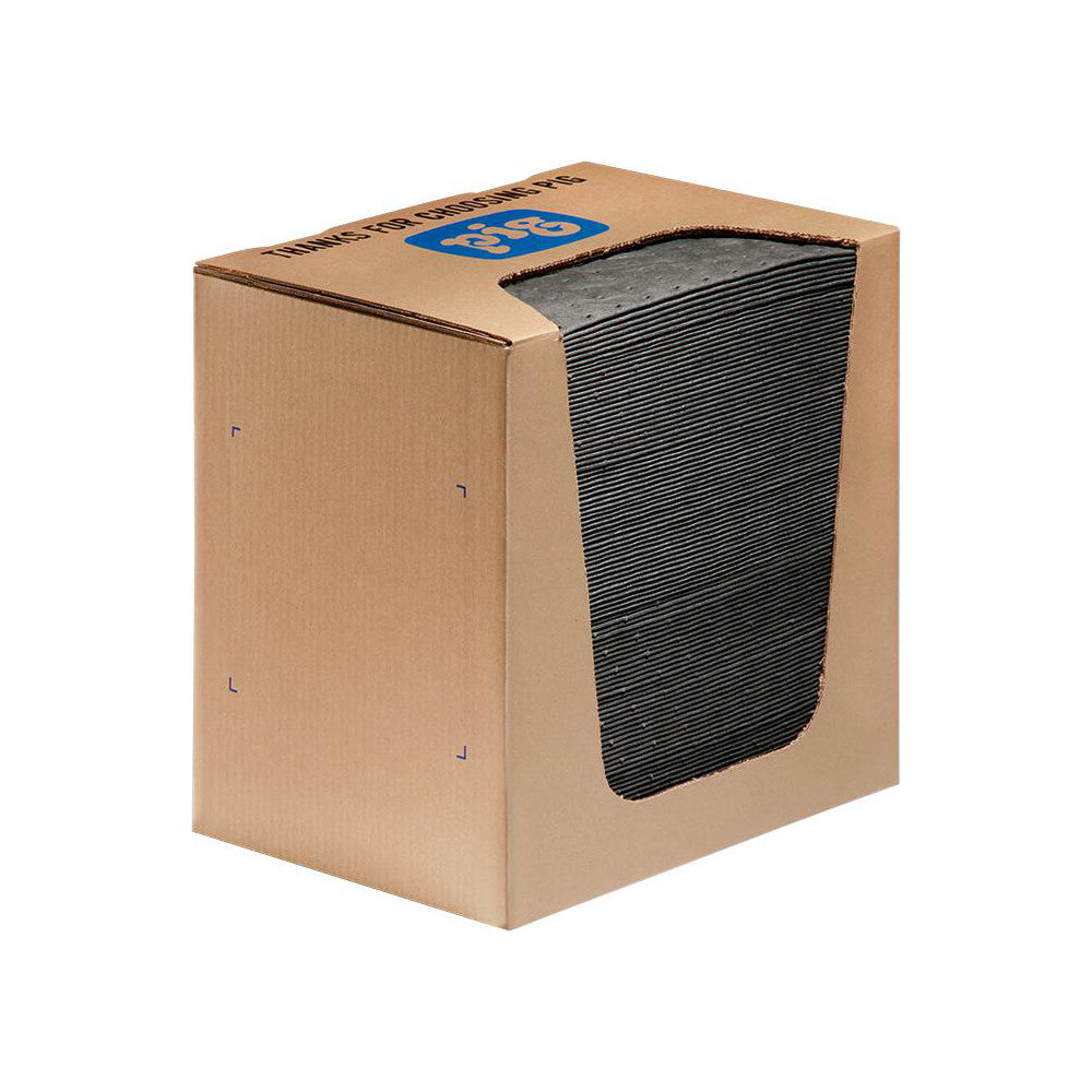 New Pig MAT251 Pads, Rolls & Mats Product Type Pad Application Universal Overall Length (Inch) 13in Width (Decimal Inch - 4 Decimals) 10.0000 Material Polypropylene Fluids Absorbed Oil Coolants Solvents Water Universal