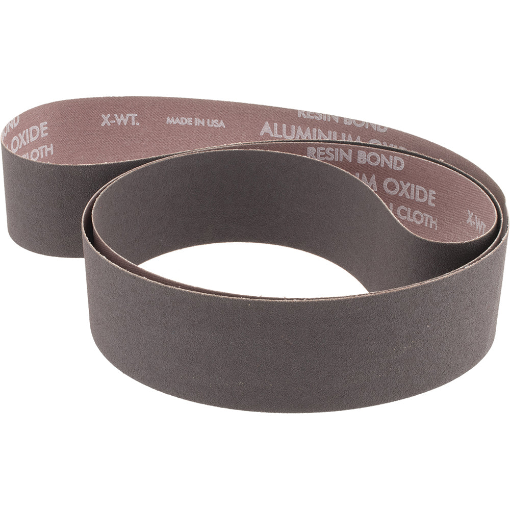 Norton 78072723235 Abrasive Belt 2" Wide, 72" OAL, 100 Grit, Aluminum Oxide