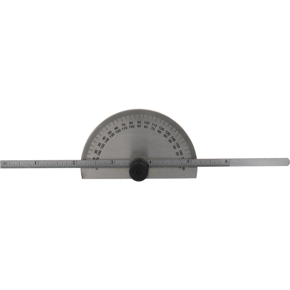 Value Collection PDG/6 0 to 6 Inch Rule Measurement Range, 0 to 180° Angle Measurement Range, Half Round Head Stainless Steel (Rule) Steel (Head) Protractor and Depth Gage