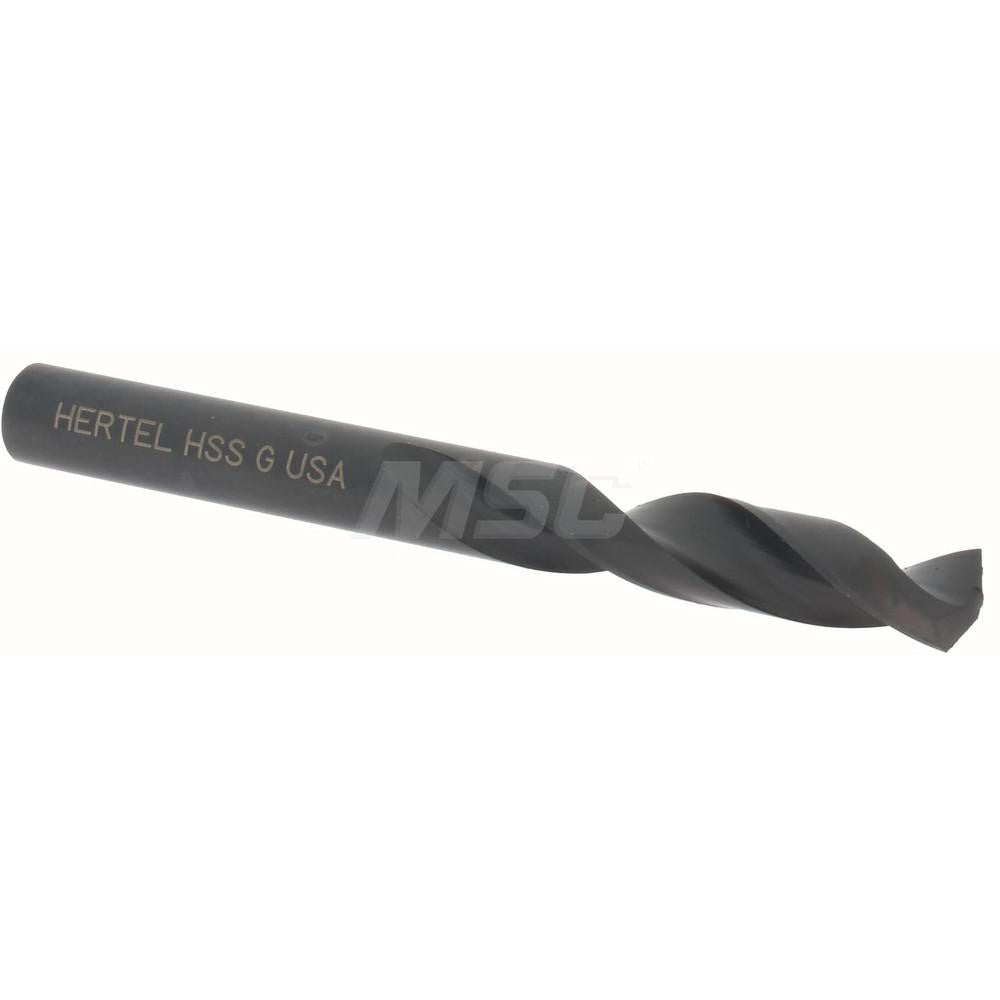 Hertel 83238758 Screw Machine Length Drill Bit Letter G, (0.2610) Dia, 135 deg, HSS