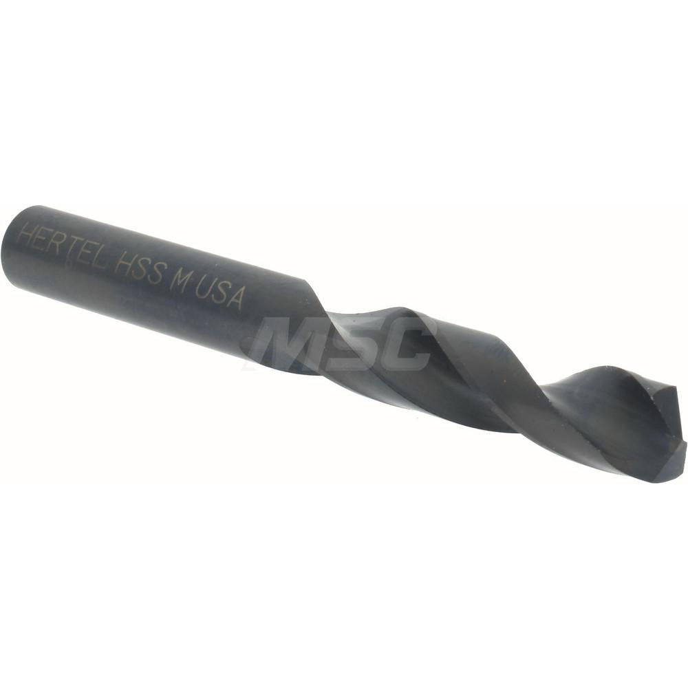 Hertel 83238816 Screw Machine Length Drill Bit Letter M, (0.2950) Dia, 135 deg, HSS