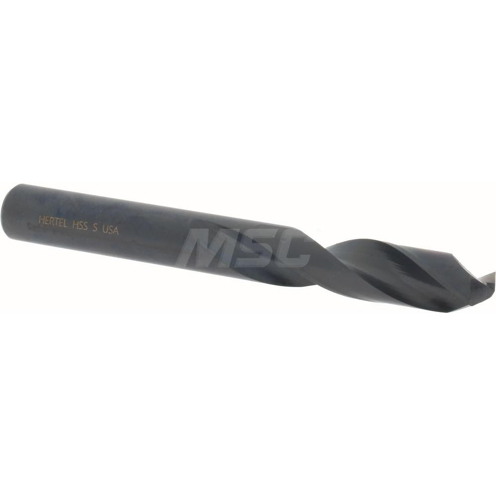 Hertel 83238873 Screw Machine Length Drill Bit Letter S, (0.3480) Dia, 135 deg, HSS