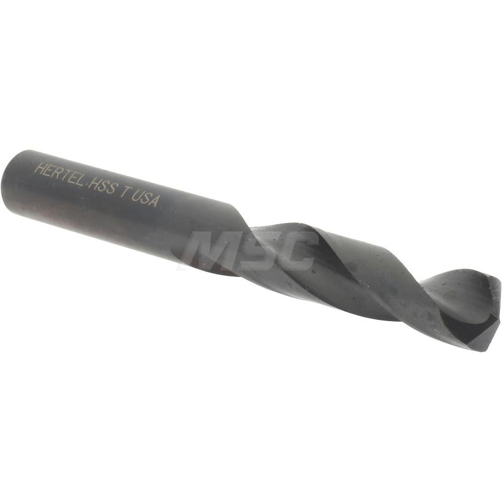 Hertel 83238899 Screw Machine Length Drill Bit Letter T, (0.3580) Dia, 135 deg, HSS