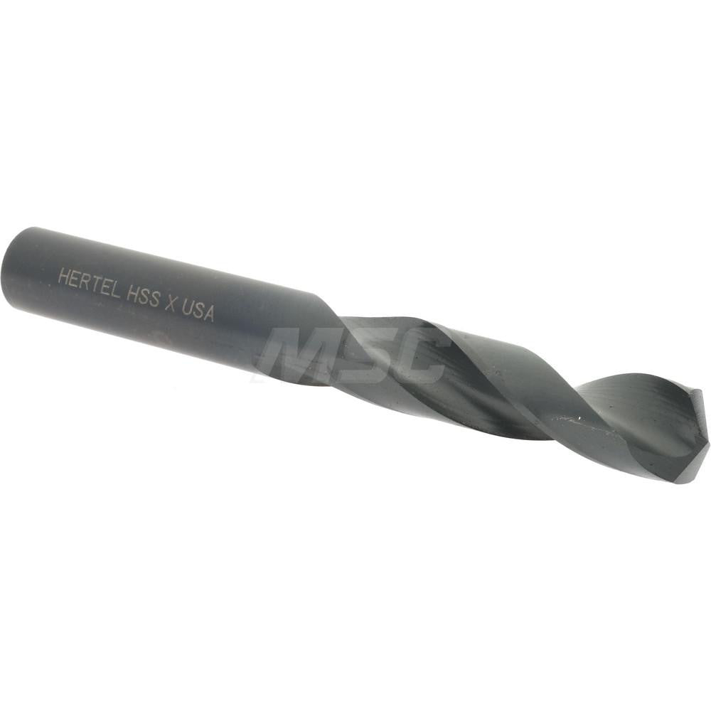 Hertel 83238931 Screw Machine Length Drill Bit Letter X, (0.3970) Dia, 135 deg, HSS