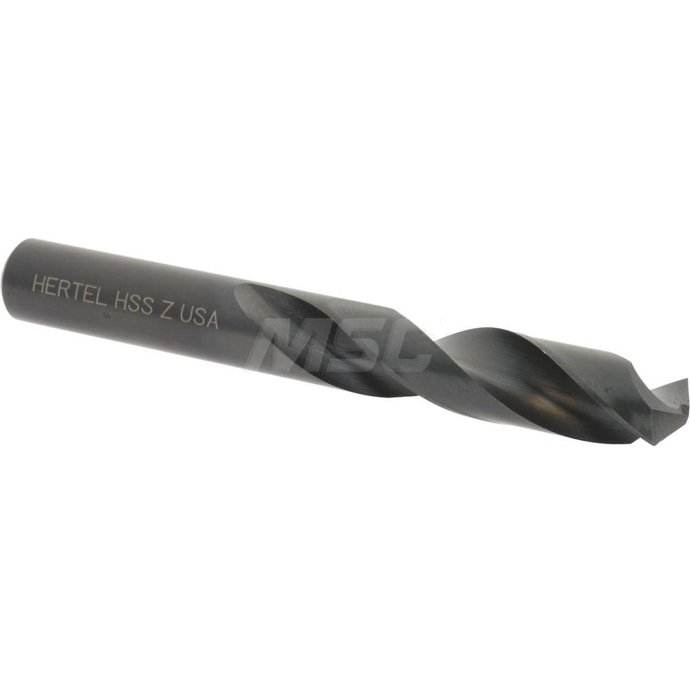Hertel 83238956 Screw Machine Length Drill Bit Letter Z, (0.4130) Dia, 135 deg, HSS