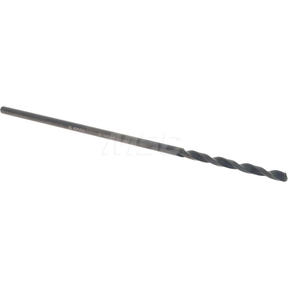 Hertel 906 26 Aircraft Extension Drill Bit #26, 135 ° Point, High Speed Steel