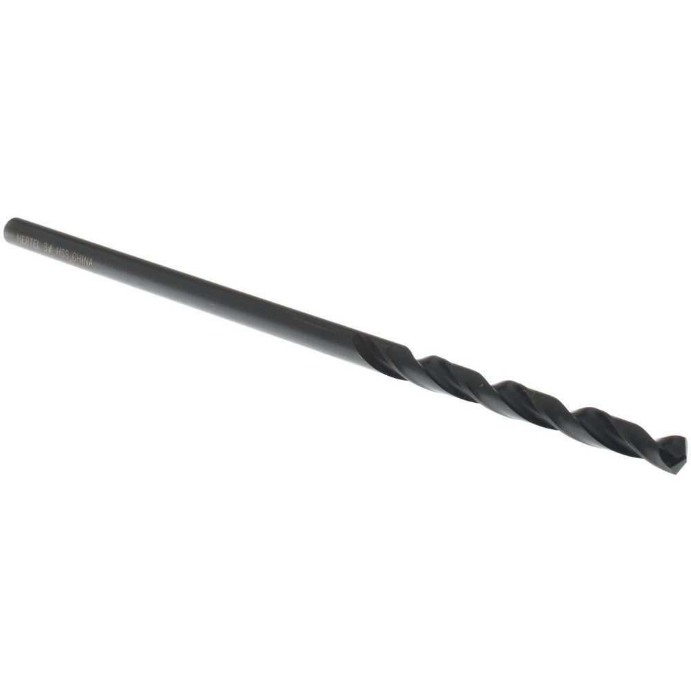 Hertel 906 3 Aircraft Extension Drill Bit #3, 135 ° Point, High Speed Steel