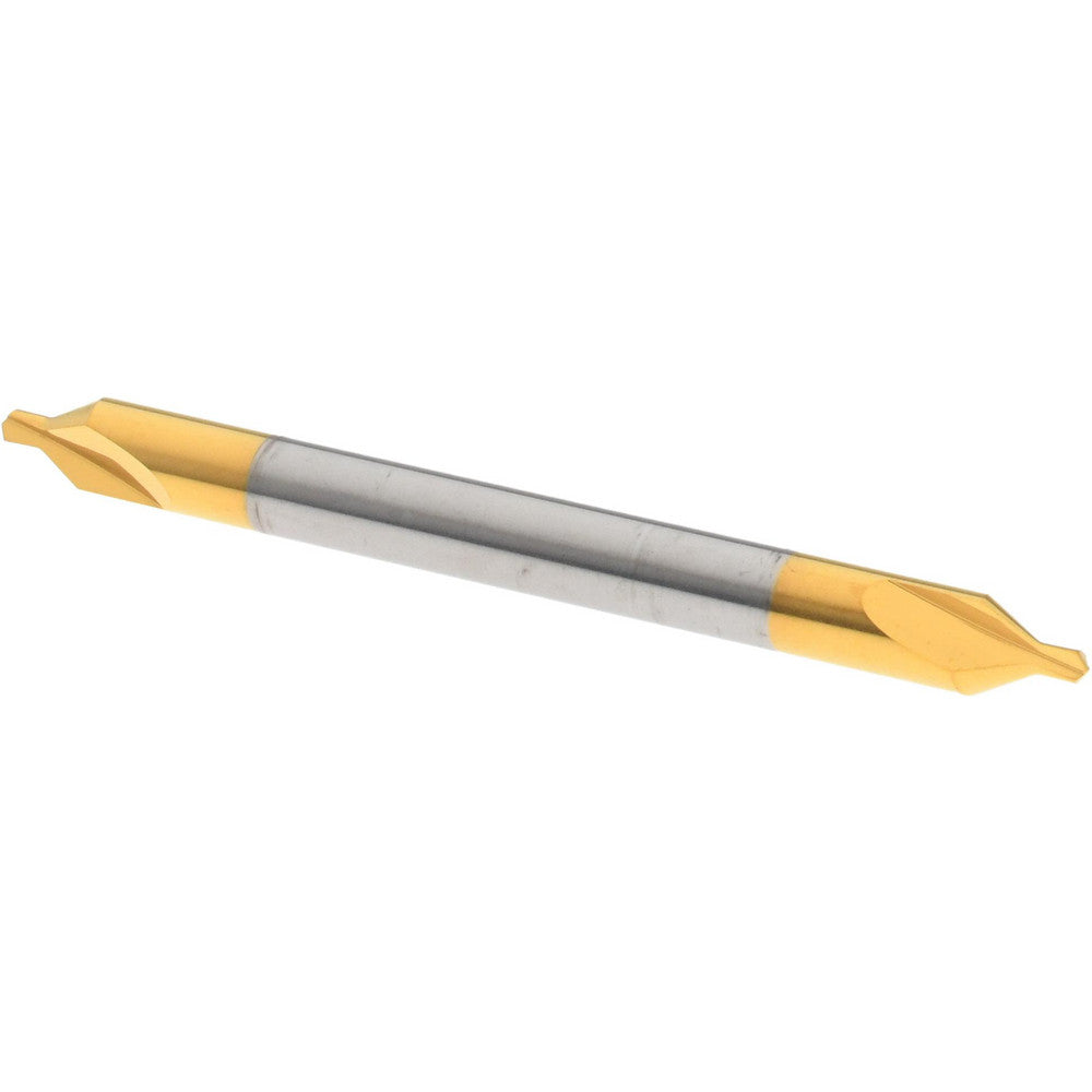 Hertel 300-001503 Combo Drill & Countersink #1, 1/8" Body Dia, 118°, Solid Carbide