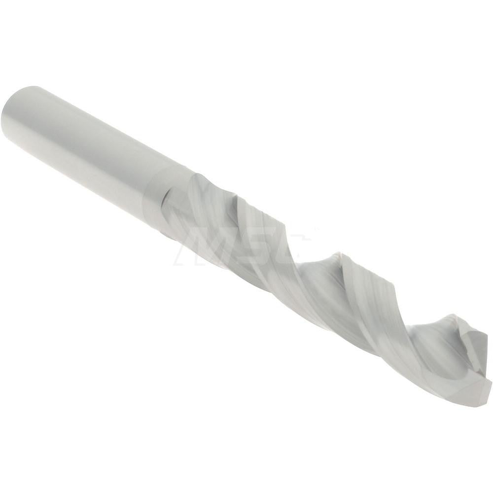 Hertel 83245936 Jobber Length Drill Bit Letter K, 118 °, Solid Carbide