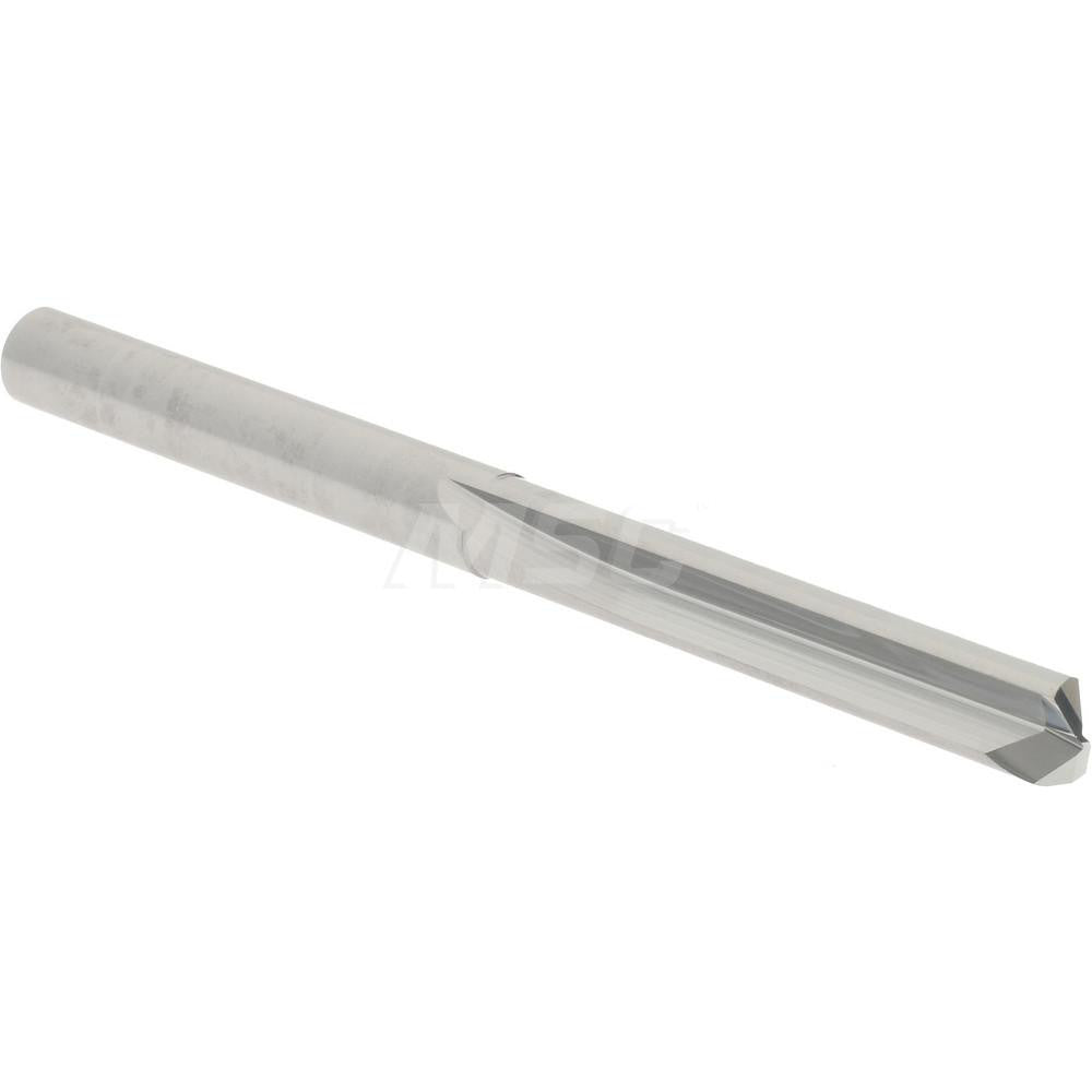 Hertel 83246504 Straight-Flute Drill Bit #17, 140 deg Point, Solid Carbide