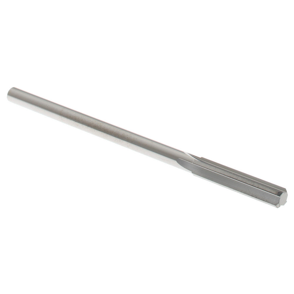 Hertel 83246678 Chucking Reamer 0.1230" Dia, 2-1/4" OAL, 5/8" Flute Length, Straight Flute, Straight-Cylindrical Shank, Solid Carbide