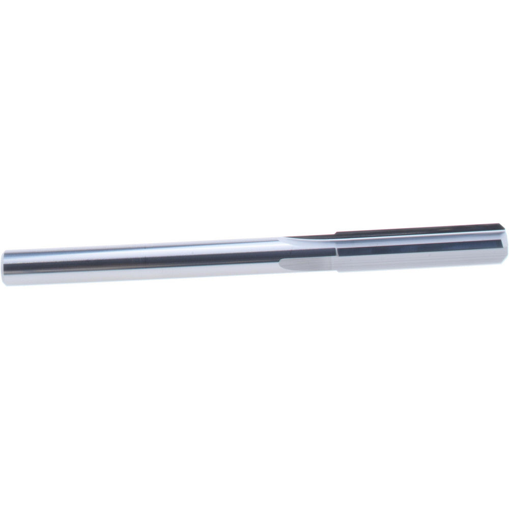 Hertel 83246736 Chucking Reamer 0.2480" Dia, 3" OAL, 1" Flute Length, Straight Flute, Straight-Cylindrical Shank, Solid Carbide