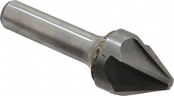 Hertel 336-010050 Countersink 1" Head Dia, 60.00 deg Included Angle, 6 Flute, Solid Carbide, Right Hand Cut