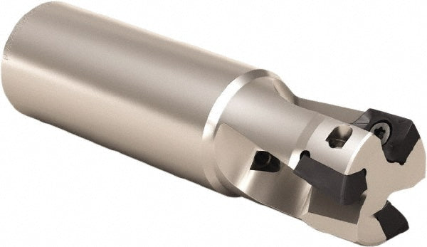 Seco 02699130 Indexable Square-Shoulder End Mill R217.69-01.00-3-18-2AN, 1" Cut Dia, 0.669" Max Depth of Cut, 1" Dia Weldon Flat Shank