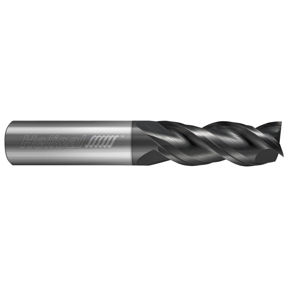 Helical Solutions 87859 Square End Mill 1/4" Dia, 1" LOC, 3 Flute, Solid Carbide