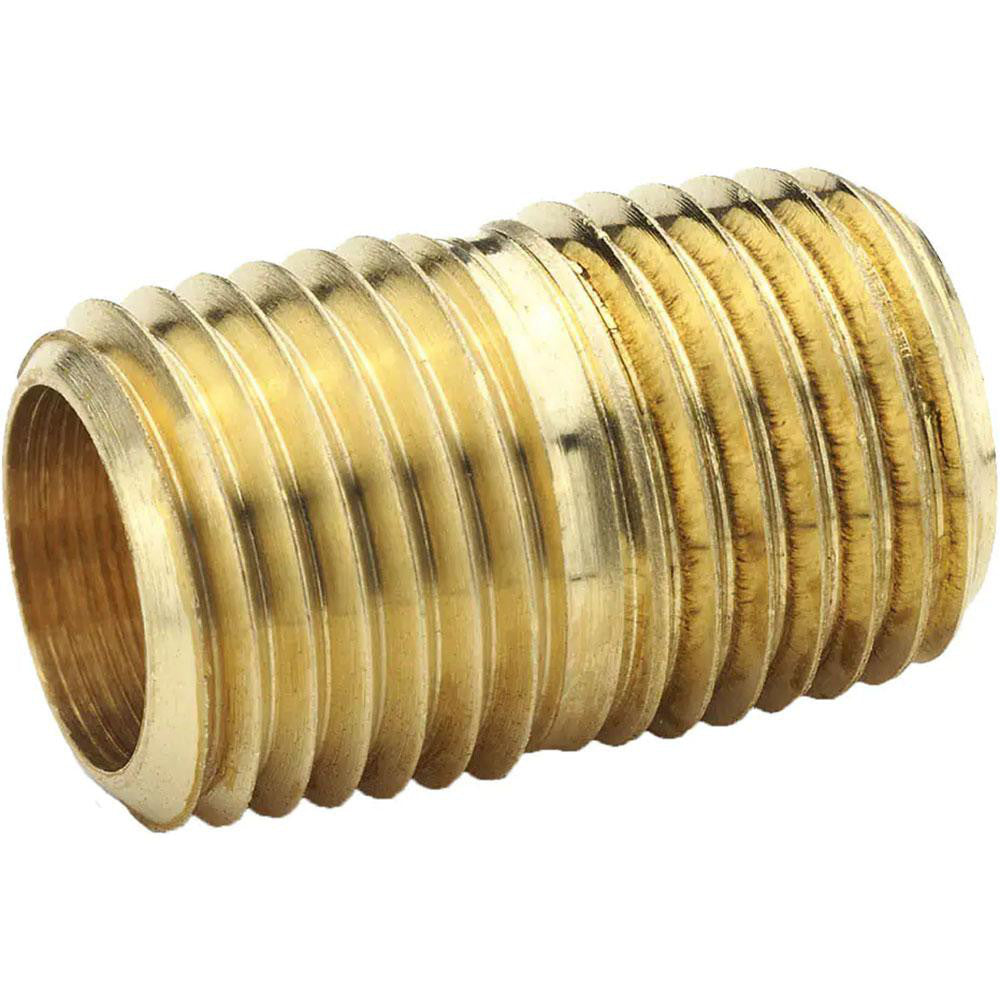 Parker 215PN-6 Industrial Pipe Close Nipple 3/8" Male Thread, MNPTF