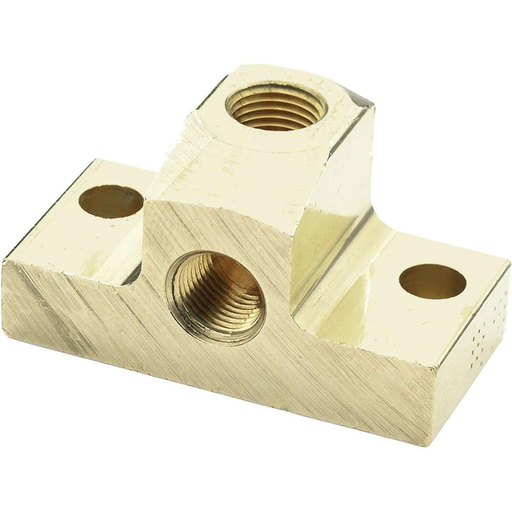 Parker 2200PDE-2 Industrial Pipe 90 ° Drop Ear Elbow 1/8" Female Thread, FNPTF