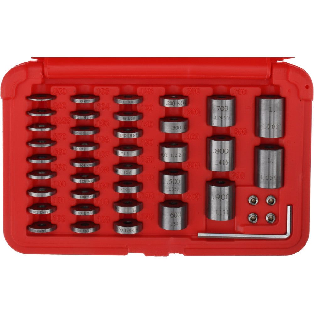 SPI 630-40552 Gage Block Set 0.05 to 1'' Range, 36 Pc, Steel