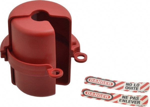 Master Lock 487 Plug Lockout 2-1/4 to 3-1/4" Plug, Plastic, 3/4" Max Cord Dia