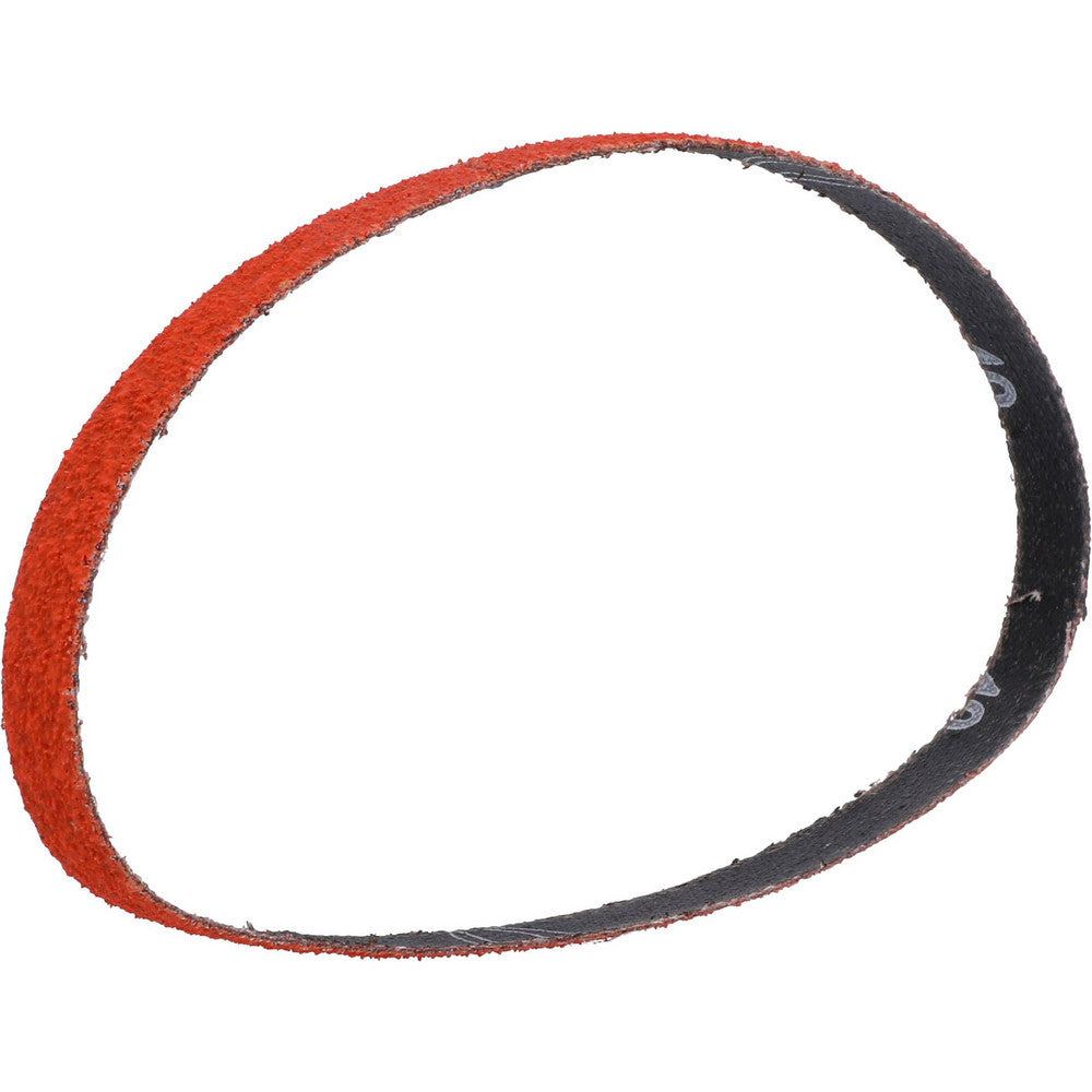 Norton 69957398021 Abrasive Belt 1/2" Wide, 18" OAL, 40 Grit, Ceramic Alumina