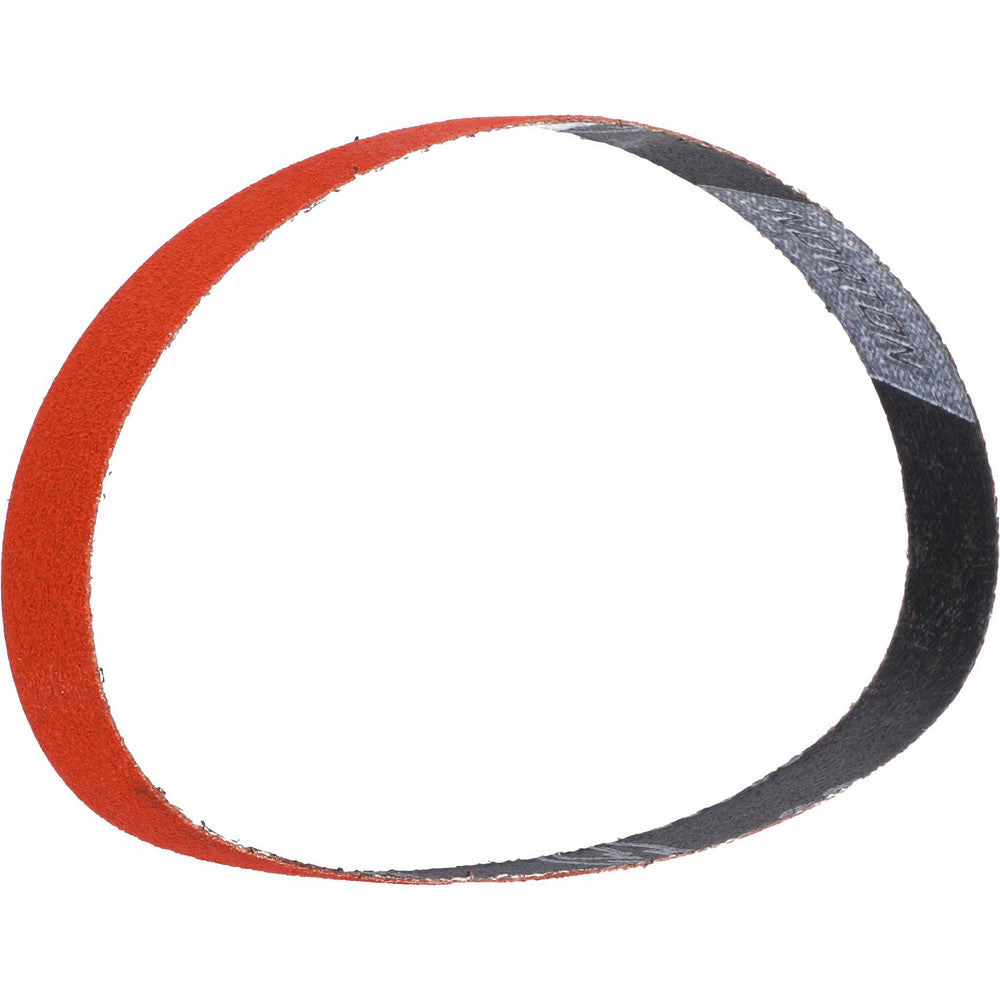 Norton 69957398029 Abrasive Belt 3/4" Wide, 18" OAL, 80 Grit, Ceramic Alumina