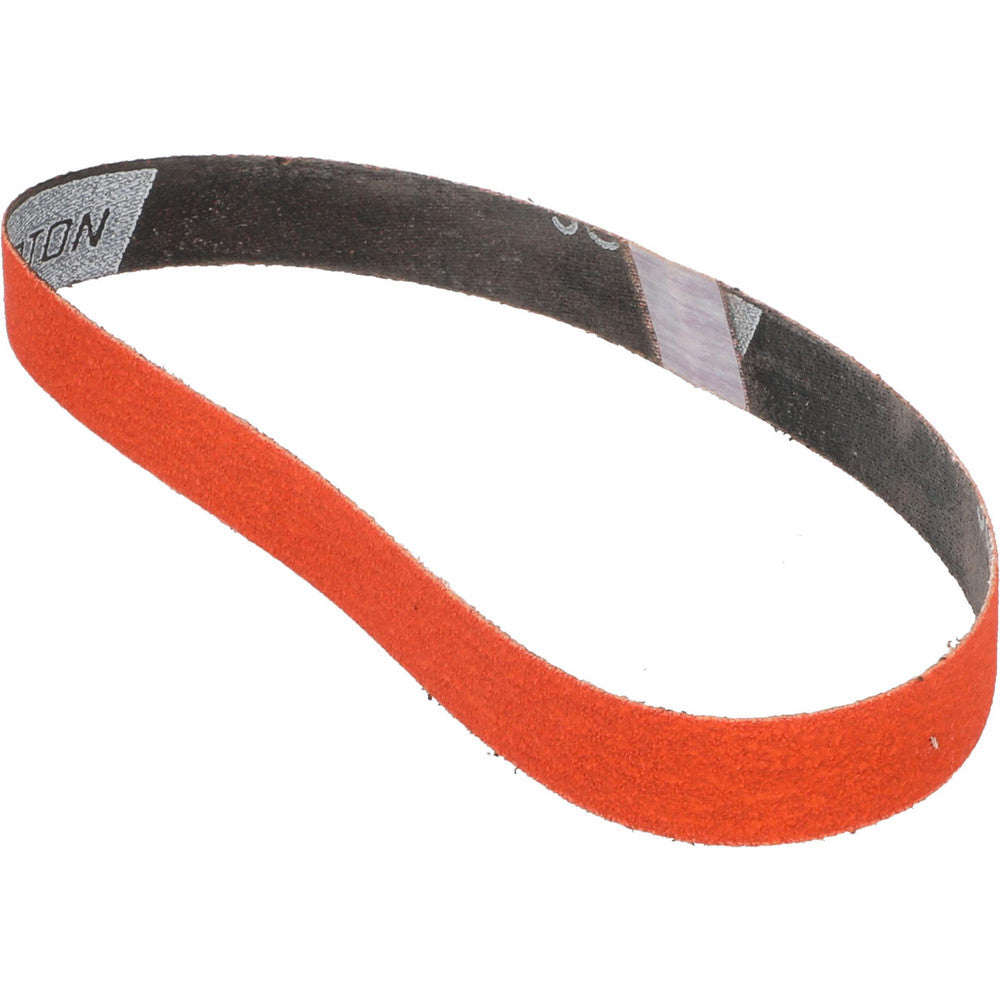 Norton 69957398032 Abrasive Belt 3/4" Wide, 20-1/2" OAL, 80 Grit, Ceramic Alumina