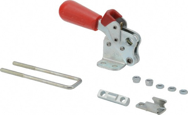 De-Sta-Co 324-R Pull-Action Latch Clamp Vertical, 495 lb, J-Hook, Flanged Base