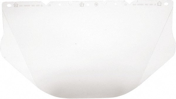 MSA 10115863 Face Shield Windows & Screens Replacement Window, Clear, 9.5" High, 0.04" Thick