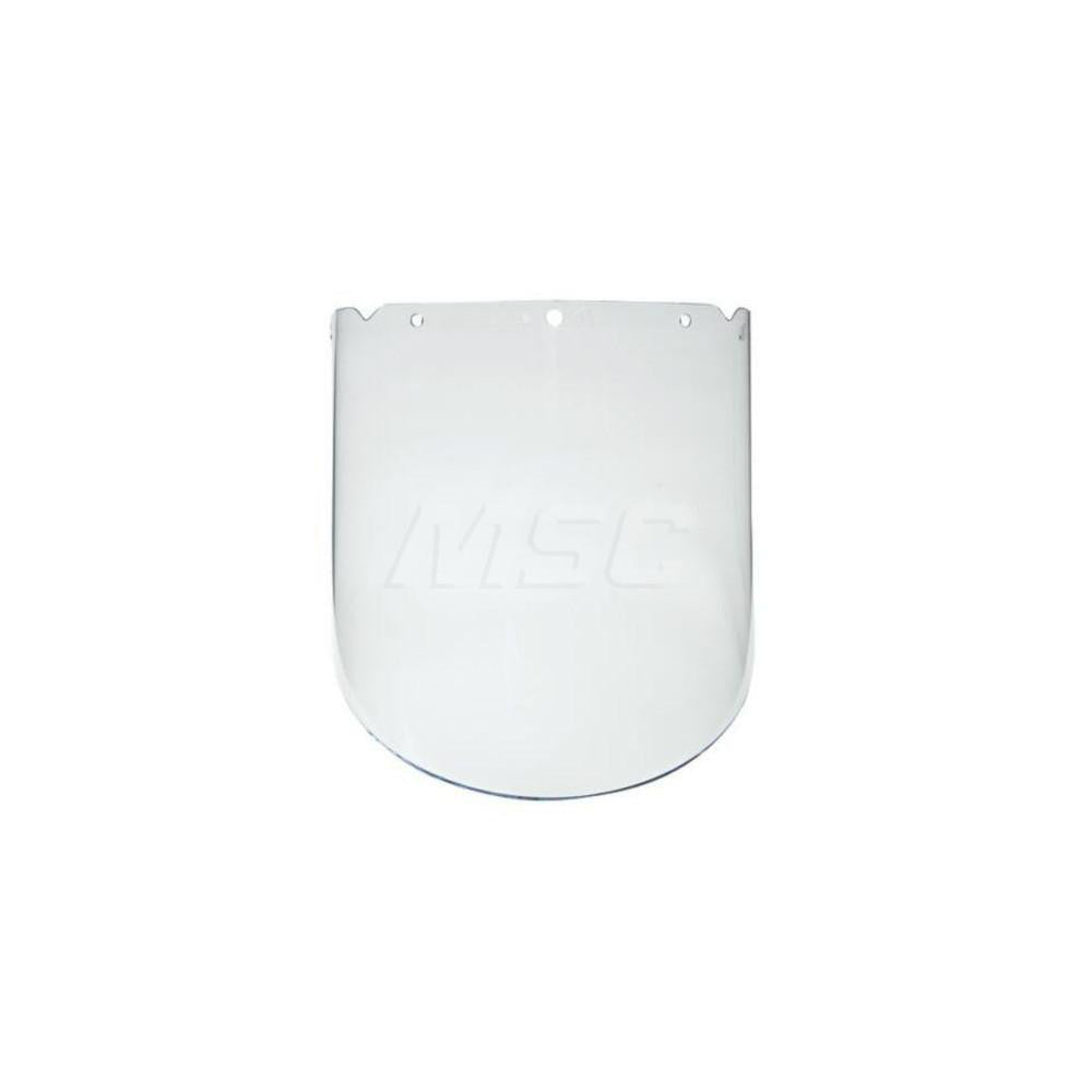 MSA 10115851 Face Shield Windows & Screens Visor, Clear, 9.25" High, 0.098" Thick